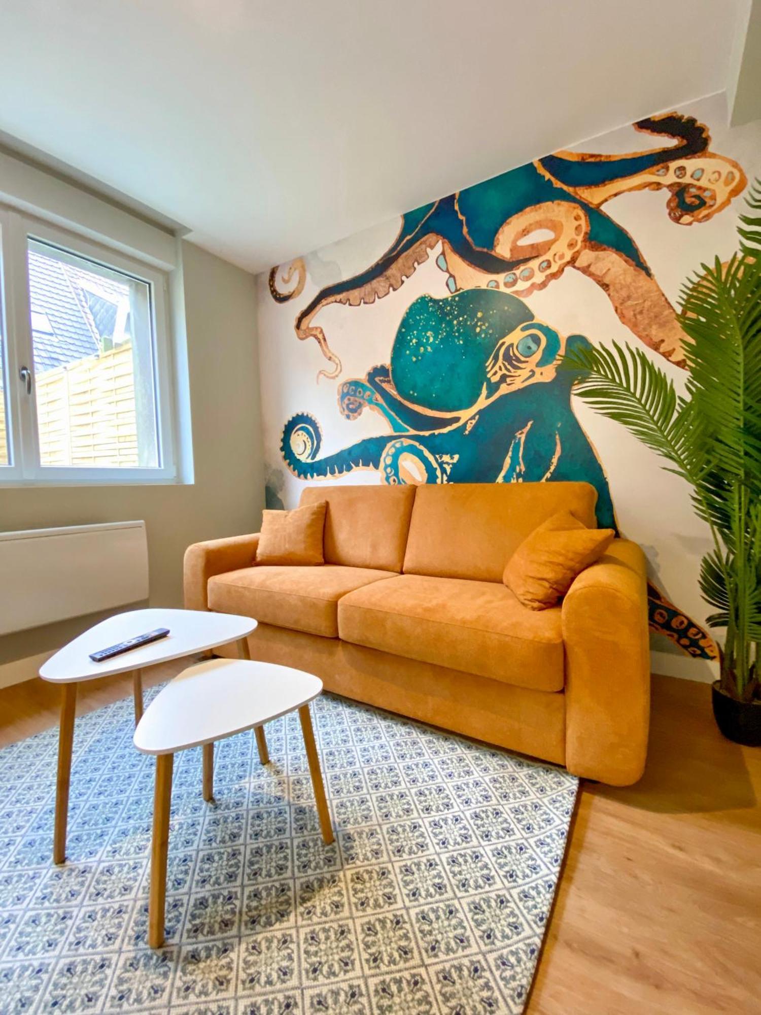 L'Octopus - Appartement 2 Adultes 2 Enfants Jardin, Proche Centre Et Plage لي بورتيل المظهر الخارجي الصورة